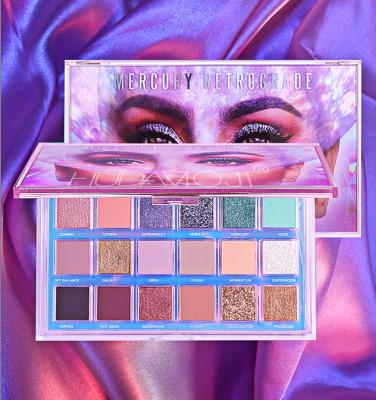 China New Waterproof Eye Makeup Mercury Retrograde 18 Colors Eyeshadow Pearl Matte Sparkling Eye Shadow Palette for sale