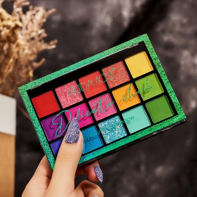 China Matte Shimmer Waterproof 15 Colors Neon Eyeshadow Waterproof Makeup Palette Long Lasting Eyeshadow Dye Eyes Primer Cosmetics for sale