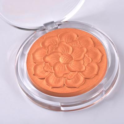 China Fashion Super Hot Sale High Quality Glitter Waterproof Dye Private Highlight Blusher Powder for sale