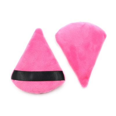 China Skin Friendly Pink Latex Rose Latex Makeup Skin Friendly Wedges Sponge Free Triangle Cosmetic Dry Universal Make Up Blast for sale