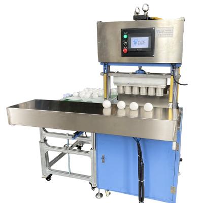 China To Pack Different Size Different Shape Bath Bomb Full Automatic 2000pcs Per Hour Capacity Bath Bomb Fizzy Press Making Press Machine With Robot Arm for sale