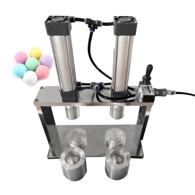 China Handmade Semi Automatic Manual Bath Bomb Press Machine Full Automatic Ball In Bath Fizzies for sale