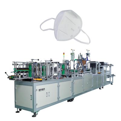 China Garment Shops New 2020 Automatic Three-Dimensional All-in-One Folding Nonwoven Fabric Mask Machine CE FRS 220V / Can Customize Flat-Fold 10KW for sale