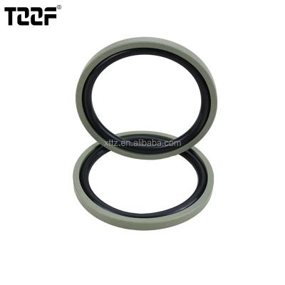 China Double Acting Hydraulic Seals PTFE Piston Rod Seal GSF Glyd Ring / Slide Ring / Step Seal for sale