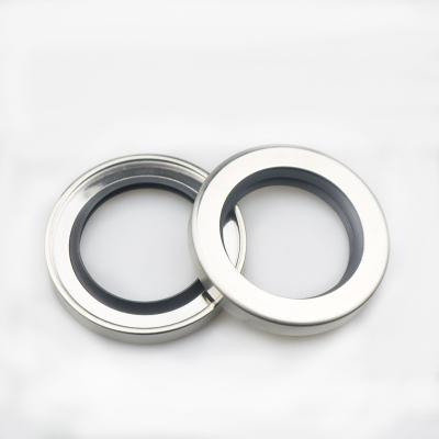 China Low Friction PTFE Stainless Steel Lip Seal Air Compressor Rotary Shaft Seal for sale