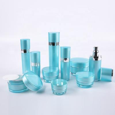 China Hot Competitive Personal Care Product Acrylic Cosmetic Wholesale Bottle With Pump And Jar for sale