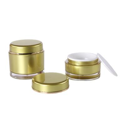 China Personal Care High Quality 3oz Double Wall Empty Luxury Cream Jars For Skin Care Packaging for sale