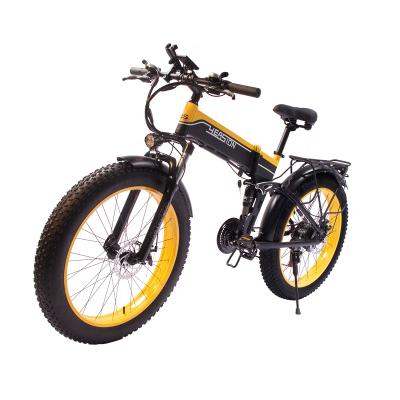 China US Warehouse Aluminum Alloy Folding Electric Bike 1000 W/48 V Large Fork 26