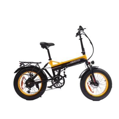 China US Warehouse 20 Inch 4.0 Wheel Aluminum Tire Fat Folding Electric Bike Electric Bike 1000W Motor E-Bike 14Ah Lithium Battery for sale