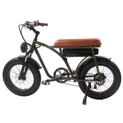 China 73 Inch 4.0 Wheel Aluminum Alloy 20 Motor Bicycle 12.5Ah 48V Lithium Battery Super Long Seat Fat Tire Electric Bike eBike 73 48V 500W for sale