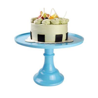 China New style plastic party used plastic cupcake display stand wedding melamine cake stand with stand for sale