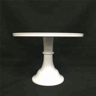 China Sustainable Upscale European Decoration Melamine White Cake Stand for sale