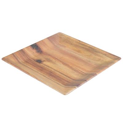 China Eco-Friendly Square Wooden Melamine Tray for sale