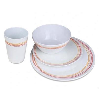 China Eco - Friendly Multi - Color Kitchenware Melamine Dish Dish Dinner Sets Eco - Friendly for sale