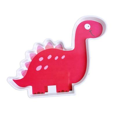 China Home Hotel Restaurant Design Dinosaur Shaped Plastic Taste Children Tableware Melamine Food Dish for sale