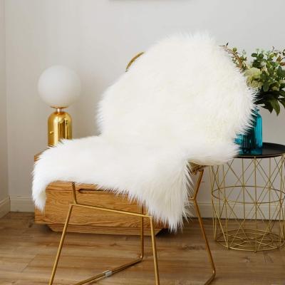 China Ultra Soft Washable Fur Blanket Faux Sheepskin Area Rug White Fluffy Shag Rug Rugs For Bedroom Living Room, 2 x 3 Feet for sale