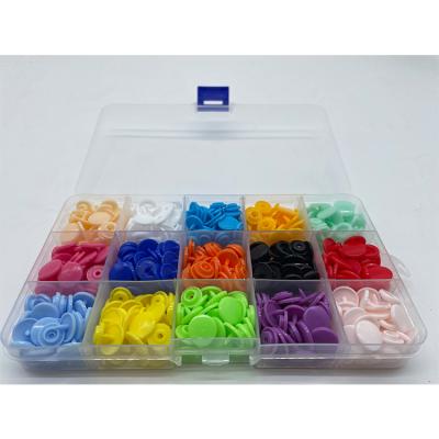 China T5-15Grid Washable High Quality Custom Colored Plastic Snaps Push Button Fastener for sale