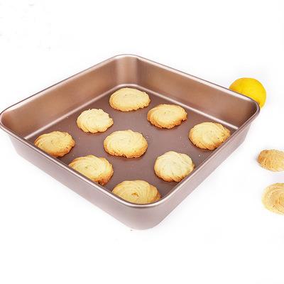 China Sustainable Non-Stick Square Tray For Oven Deep Bakeware Sets Rectangular Carbon Steel Alloy Biscuit Dish Pan for sale