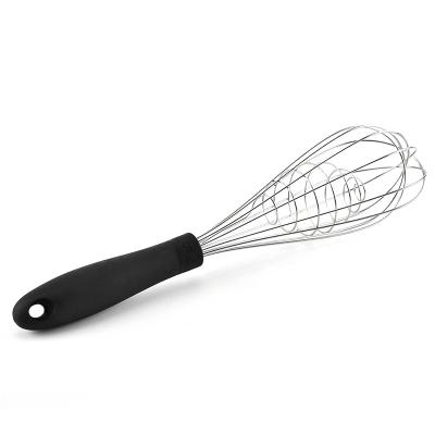 China Viable Metal Handheld Manual Beater Cake Milk Cooking Tool Stainless Steel Egg Beater Beater for sale