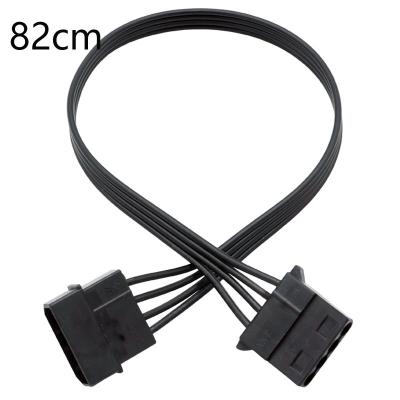 China 82cm copper computer hard disk power cord power interface extension cable ide4pin ide tinned linear extension cable for sale