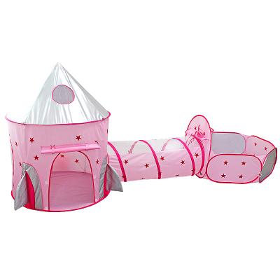 China Soft Toy Portable Children Playhouse Baby Playhouse Princess Kids Castle Pop Up Toy Tent for sale