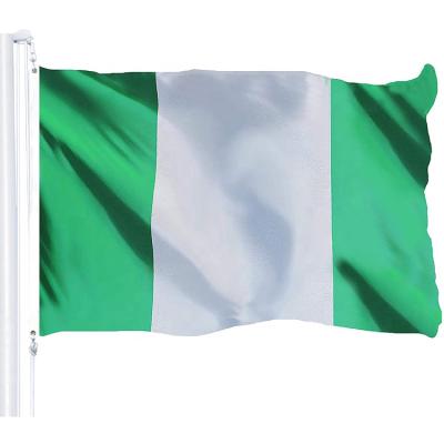 China 2021 Decoration New Arrival Promotional Custom Nigerian Flags 3x5ft Banner for sale