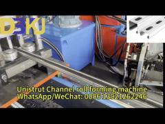 Unistrut Channel roll forming machine