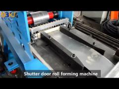 Shutter door roll forming machine