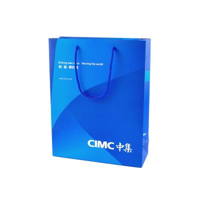 China Recycled Materials Special price customized waterproof business promotion Shopping bag catalog brochure Paper bag Durable paper bag for sale