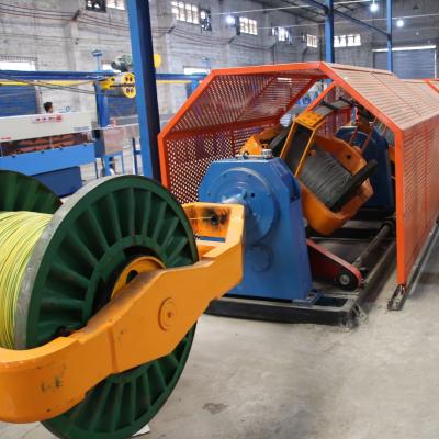 China Wire and cable making equipment rotating bow type skip stranding machine zu verkaufen