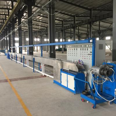 China Insulation layer copper electric wire pvc cable sheathing extrusion production line making machine à venda