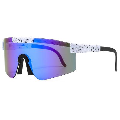 China Sports Monte 2022 Running Swimming Windproof Sunglasses Fashion Outdoor Sport Sunglass Men UV400 One Piece Lens Custom Shades for sale