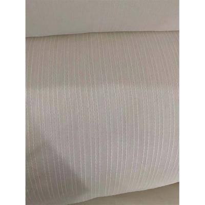 China Sheer Breathable Polyester Stripe Fabric Light Filtering 100% Sheer Bedroom And Drapes for sale