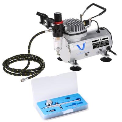 China Suit for 0.2mm-0.1mm airbrush LinhaivetA airbrush machine airbrush kit with compressor machine kit for cake for sale