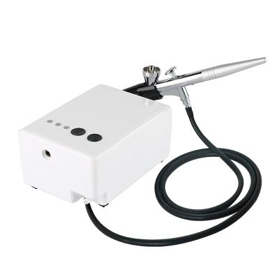 China AC Transformer LinhaivetA Mini Nail Art Airbrush Makeup Airbrush Makeup Compressor Kit Spray Gun Set for sale