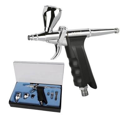 China Double-action Mini Trigger Air-paint LinhaivetA Beauty Nail Art Airbrush Gun Kit Cake Decoration for sale