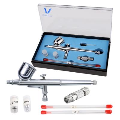 China LinhaivetA model mini small airbrush machine tattoo spray gun kit 7CC for sale