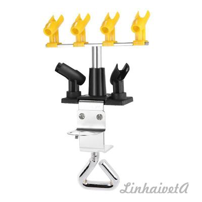 China Metal LinhaivetA clamp-on stand to 6 airbrush stand clamp airbrush gun holder for sale