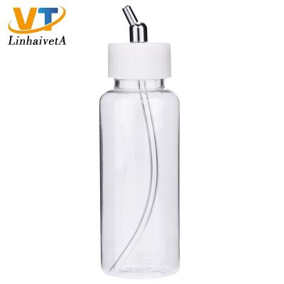 China Suitable for Siphon Supply WD-18P Airbrush Gun Bottle Spray Gun Parts 100ml Airbrush Plastic Jar for sale