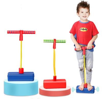 China With Protective Net Fun And Safe Stuff Foam Pogo Stick Frog Jumper For Children Kids Toys Gift for sale