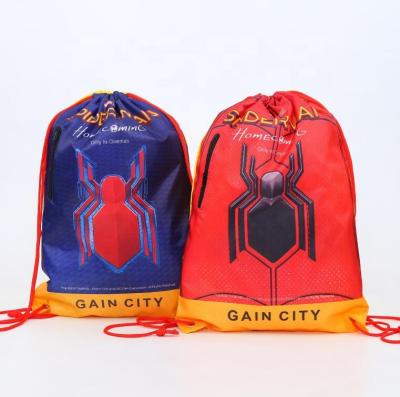 China Giveaway custom logo drawstring packaging gift bags for sale