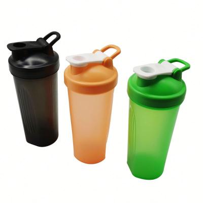 China Shaker bottle logo printing transparency water bottle shaker for sale