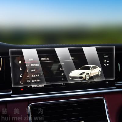 China Car navigation screen spoiled film navigation film high quality car navigation touch screen protector for Porsche 2021 Panamera New Energy for sale