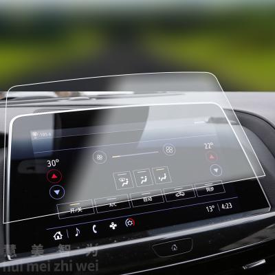 China Car navigation film touch screen car display navigation screen protector CLA HD clear tempered glass screen protector film for Cadillac 2022 CT5 for sale