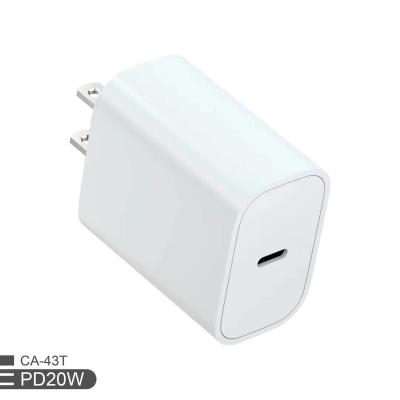 China Type C Charger PD Mobile Phone 20W Mobile Phone Charging For Iphone 12 Pro for sale