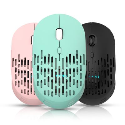 China 2.4G Wireless Colorful Wireless Mouse Core Light Charging Wireless Mouse for sale