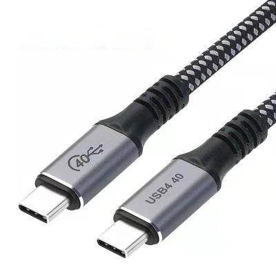 China USB 4 Usb 4 5K 60hz 20V 5A 100W 40GP Data Cable Thunderbolt 3 Cable for sale