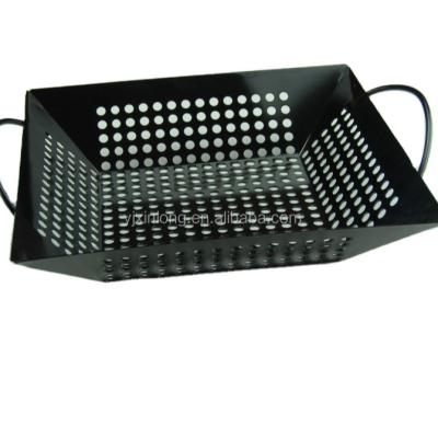 China Wholesale Easily Cleaned BBQ Grill Non-stick Coating Vegetable Basket/Wok/Tray/Topper/Grill for sale