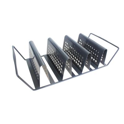 China Stocked Taco Holder Non-Stick Coating Racks with Handles Fill and Serve Tacos Easily for sale