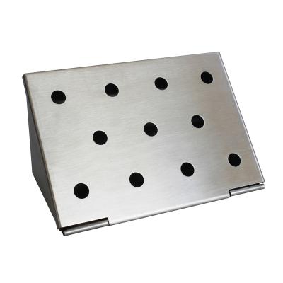 China New High Quality Easily Cleaned Stainless Steel Grill Smoker Box BBQ Accessories for sale